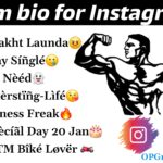 Gym bio for Instagram