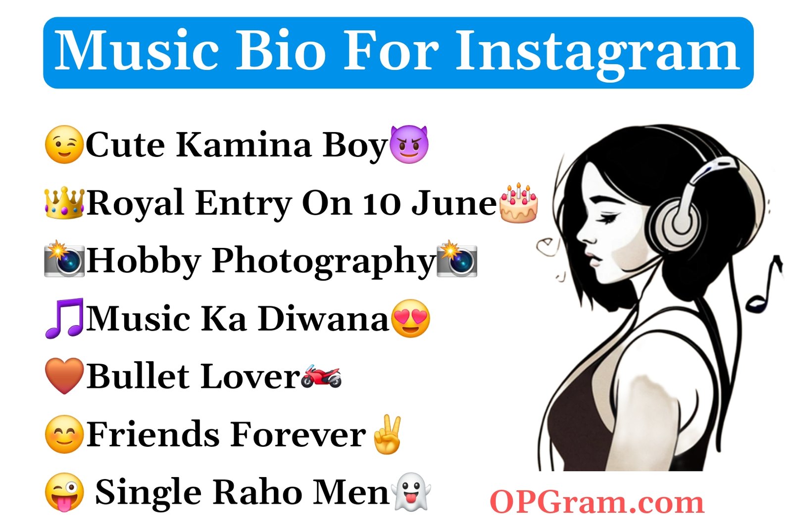 Music Bio For Instagram