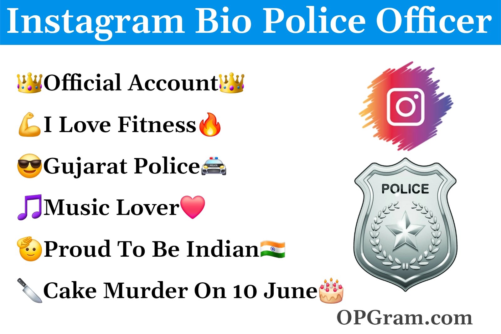 Police Bio For Instagram