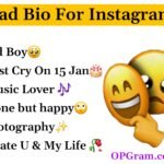 Sad Bio For Instagram