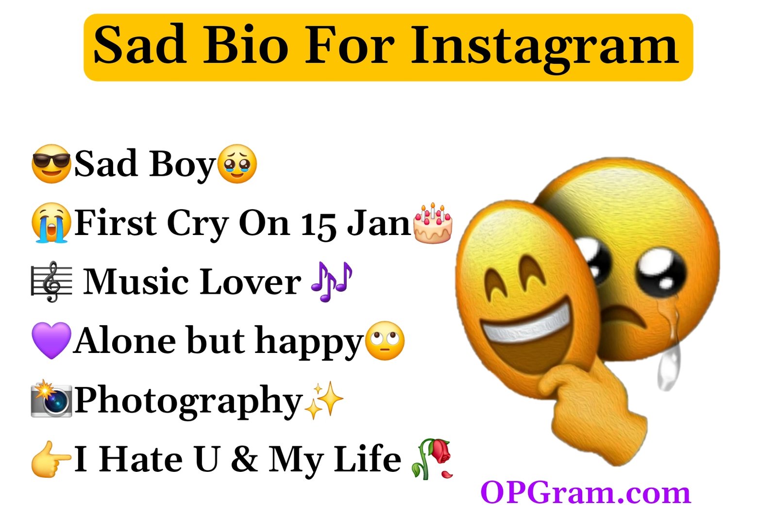 Sad Bio For Instagram 
